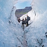 Gletsjerwandelen bij de Solheimajökull